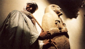 Mohamed Askari im Ägyptischen Museum, Foto: Berliner Morgenpost